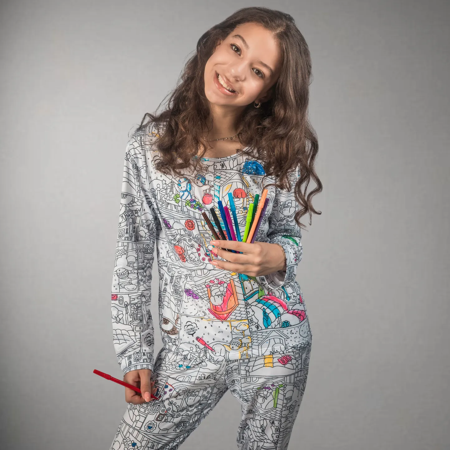 Pijama Infantil Manga Longa Bobbie Goods Unissex