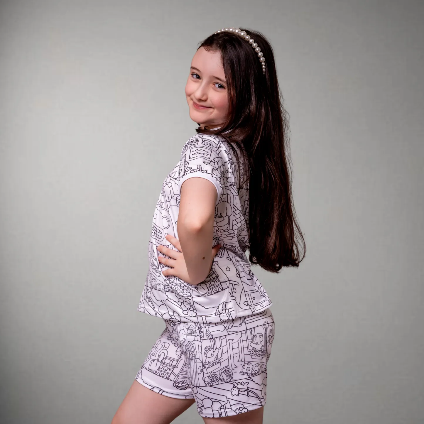 Pijama Infantil Manga Curta Bobbie Goods Unissex