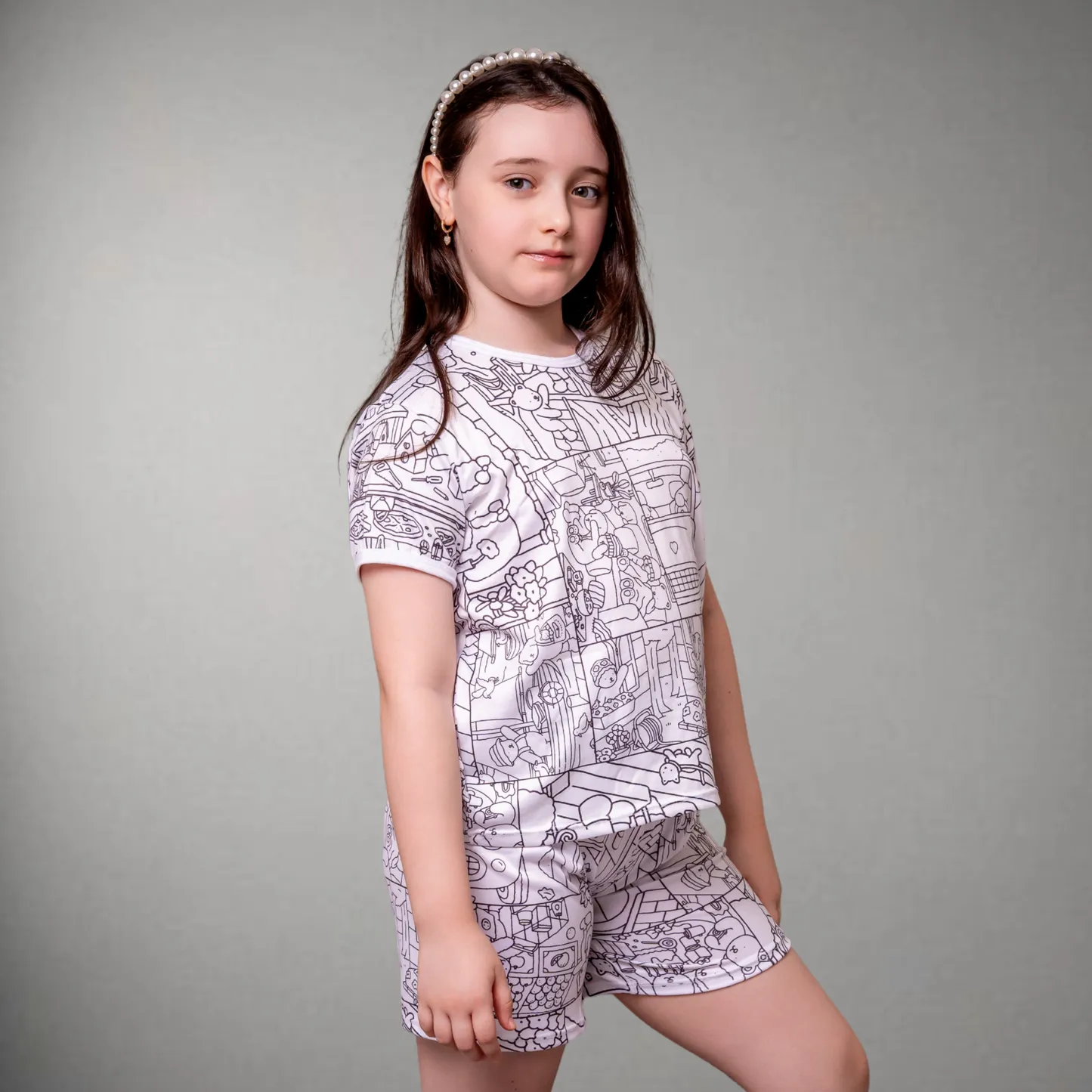 Pijama Infantil Manga Curta Bobbie Goods Unissex