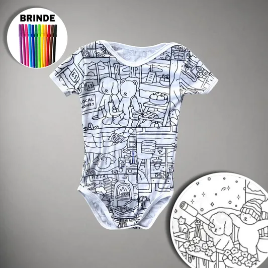 Body Bebê Bobbie Goods Unissex