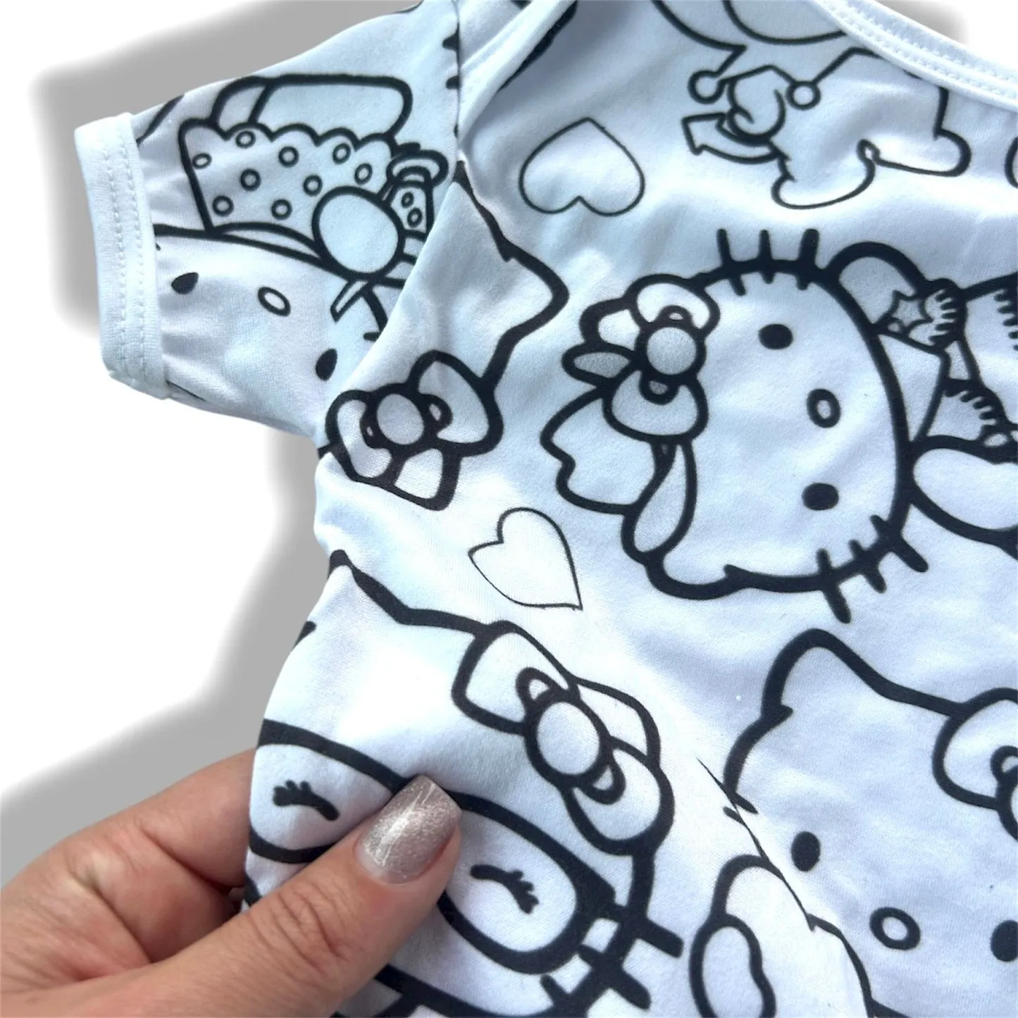Body Bebê Hello Kitty Unissex